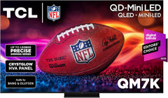 TCL 55 Inch Class QM7K Series | Mini LED QLED 4K HDR | 55QM7K, 2025 Model | 120HZ-144HZ Anti Reflective Screen Smart Google TV Dolby Atmos Onkyo Audio | Voice Remote Alexa Gaming Streaming Television